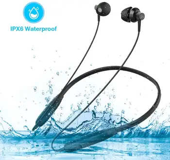 SoundMAGIC S20BT Austiņas Bluetooth Bezvadu Austiņas Magnētisko Neckband Austiņas IPX6 Ūdensizturīgs Sporta HiFi Stereo Austiņu