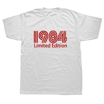 Speciālais 1984 Smieklīgi Grafiskais T-Krekls Mens Vasaras Stila Modes Īsām Piedurknēm Lielgabarīta Streetwear T Krekli