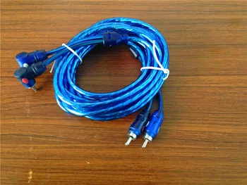 STARPAD Modificētām auto stereo audio kabelis ar vadu ir subwoofer RCA audio kabelis 5 m vajadzīgi, vairumtirdzniecība,Bezmaksas piegāde