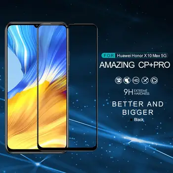 Stikla Ekrāna Aizsargs Huawei Honor X10 Max 5G Nillkin Anti-Sprādziena CP+PRO 2.5 D Pilnībā Segtu Rūdīts Stikls Godu Max X10