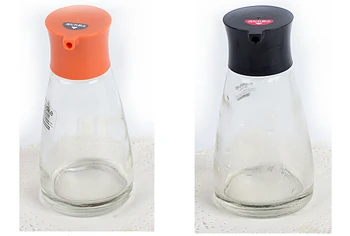 Stikla garšvielu pudeļu oiler sojas mērcē, pudeli, podu etiķa spice jar eļļas pudeli garšvielu pudelītes, 270g virtuves postenis