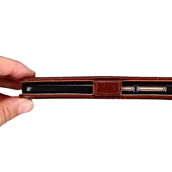 Strausu Graudu Pu Leather Flip Maciņš Folio Magnētiskās Aizsardzības Telefonu Gadījumā Vāks Xiaomi Pocophone F1 Poco X3 NFC X2 F2 M2 Pro