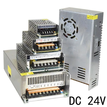 Strāvas Adapteris AC 110V, 220V Transformators 24V DC Motora Sprieguma Pārveidotājs 24 V Voltu Strāvas Padeve AC 220 V DC24V LED Gaismas