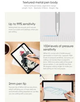 Stylus Pildspalva CHUWI Hi9 Plus / HiPad LTE / Hi13 / SurBook / UBOOK H3 Tabletes Aktīvās Kapacitīvais