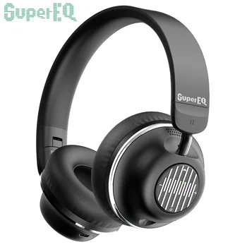 SuperEQ ANC Bezvadu Austiņas Bluetooth 5.0 Austiņas ar Mikrofonu Uz Auss, Dziļu Basu, Stereo HiFi Bezvadu Austiņas S2