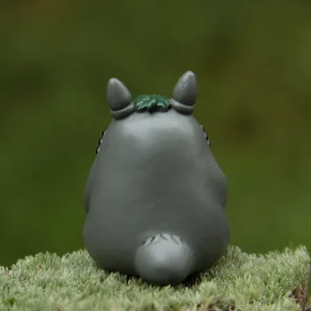 Sveķu Hayao Miyazaki Totoro Karikatūra Figūriņas Puķu Pods Rotājumi Pasaku Podos Dārza Sūnu Rūķis Apdare Miniatūras