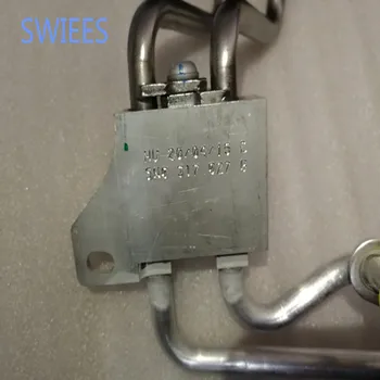 SWIEES oriģināliem, pārnesumu eļļas dzesētājs ūdens cauruļu savienotājs ar eļļas temperatūras regulators 5N0317027B 5N0 317 027B