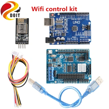 SZDOIT wi-fi/Bluetooth/Rokturis Kontroles Komplekts 16-Kanālu Servo & 4-Kanālu Mehānisko Disku Dēlis + Attīstības padomes RC Robots Arduino