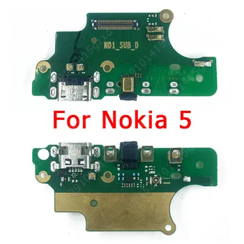 Sākotnējais Uzlādes Ports Nokia 3.1 5 5.1 6 6.1 7 Plus 8 8.1 Maksas Valdes USB Savienotājs Ligzda Nomaiņa, Remonts, Rezerves Daļas