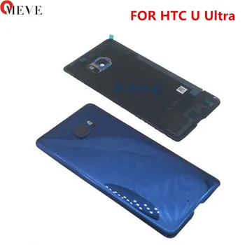 Sākotnējā 5.7 HTC U Ultra Aizmugurējo Vāciņu Durvju Aizmugurējā Stikla Korpusa Gadījumā, HTC U Ultra Akumulatora Vāciņu, lietojot Kameras Objektīvs