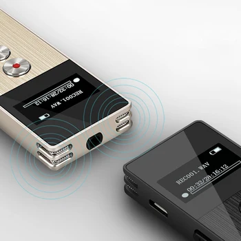 Sākotnējā BENJIE C6 8GB Profesionālās Audio Ieraksti Biznesa Pārnēsājamo Digitālo Diktofonu Diktofons Ar USB Atbalstu TF Karti