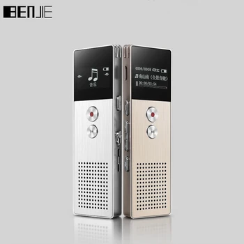 Sākotnējā BENJIE C6 8GB Profesionālās Audio Ieraksti Biznesa Pārnēsājamo Digitālo Diktofonu Diktofons Ar USB Atbalstu TF Karti