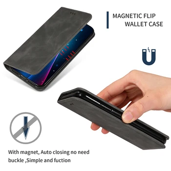 Sākotnējā Flip Case For Huawei P Smart Plus Y9 Ministru 2019 Retro Magnētisko Kredītkartes Stāvēt Maku Par Godu 10 Lite 10es 20i Gadījumos