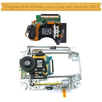 Sākotnējā KEM-450AAA Lāzeri Objektīvs ar Klāja Sony PS3 Slim CECH-2001A CECH-2001B CECH-2101A CECH-2101B ka ir-450A