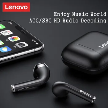 Sākotnējā Lenovo LP2 TWS Bezvadu Austiņas Bluetooth 5.0 Dual Stereo Bass Touch Kontroli LP1 ATJAUNINĀTO VERSIJU ilgu laiku strādā