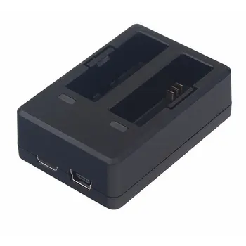 Sākotnējā SJCAM Dual Akumulatora Lādētāju SJ6 Leģenda Ceļojumu Rakstāmgalda USB Akumulatora Lādētājs SJ6 + Akumulatora Uzglabāšanas Konteiners Kaste