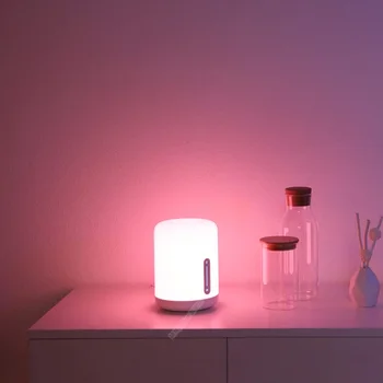 Sākotnējā Xiaomi Mijia Gultas Galda Lampa, 2 Mi Gudrā Māja Gaismas Iekštelpu Gulta Gaismas Mainās Krāsas Bezvadu Savienojumu Apple HomeKit