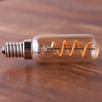 T25 T6 Aptumšojami led Cauruļveida spuldzes Spirāli Edison LED Kvēldiega Spuldzes 3W 2200K E12 E14 220V Retro Vintage Lampada Lampas