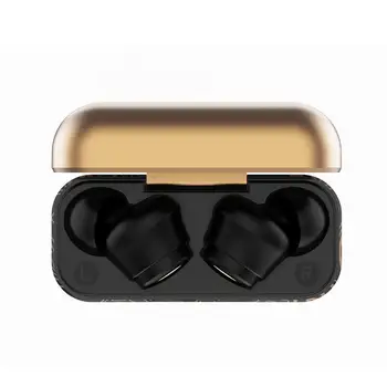 Taisnība Bezvadu Earbuds Bluetooth 5.0 Austiņas Grafiti Dizaina Auss TWS Mini Austiņas Sport Extra Bass Stereo Ar HD Mic