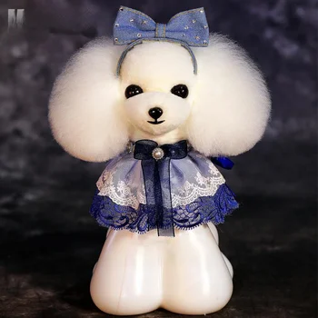 Teddy bear kopšanas modelis suns komplekts 10Pcs lācīti galvas parūka Iegūstiet 1 bezmaksas Manekena Galvu