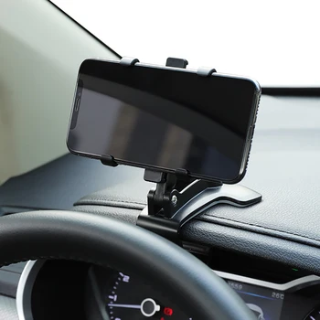 Telefons GPS Turētājs Klips, Aizmugures Kronšteins pie Spoguļa Mobilā Turētājs Universal 360 Grādu Šūnu Mobilo Smart Tālrunis, Statīva Turētājs, GPS
