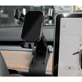 Telefons Mount, Tālruņa Turētāju Atbalsta Paneļa montāžas Turētājs Tesla Model 3 ModelY Tālruņa Turētājs Accessoires