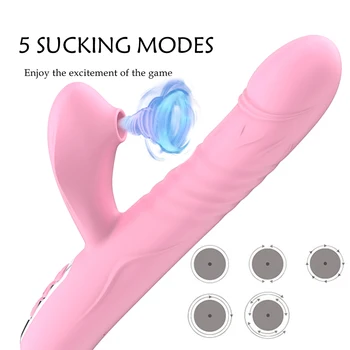 Teleskopiskie Dildo Klitora Vibrators Nepieredzējis Vibrators G-Spot Stimulators Tūpļa, Maksts Massager Seksa Rotaļlietas Sievietēm Sieviešu Dzimuma Veikals