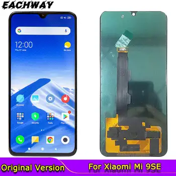 TFT Ekrāns Testa Jauns Xiaomi MI9 SE Mi 9SE LCD Ekrānu Ar Rāmi, Pieskarieties Ekrānam Digitizer MI 9SE Parādīt Ne Pirkstu