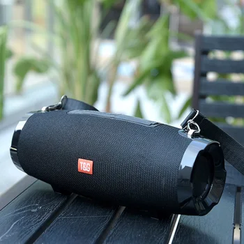TG504 Bezvadu Bluetooth Skaļruni, Portatīvo Kolonnas Āra Ūdensizturīgs Skaļrunis 20W ar FM Stereo Surround Mūzikas Bass Subwoofer Box