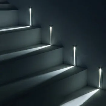 Thrisdar 3W Sienas Apgaismojuma LED Prožektora Kāpņu apgaismojums Iekštelpu Pasākumus, Gaismas Kāpnes, Kāpnes, Sienas Stūra Nakts gaisma Koridora Sienas Lampas