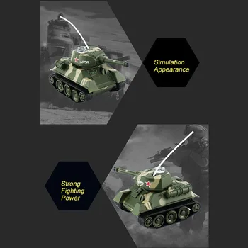 Tiger mini rc tanku kara militāro modeli smadzeņu spēle, radio kontrolētos tanks tiger rc militāro transportlīdzekļu rotaļlietas zēniem meitenēm dāvanu