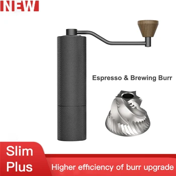 TIMEMORE SLIM PLUS kafijas dzirnaviņas burr uzlabot alus un espresso kafijas dzirnaviņas Coarseness korekcija manual dzirnaviņas portatīvo dzirnavas