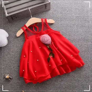 Toddler Modes Apģērbu Jaundzimušo Bērnu Cute Apģērbs Mazulim Meitenes Bez Piedurknēm Blūze Bērniem Ziedu Krekls Vasaras Topi