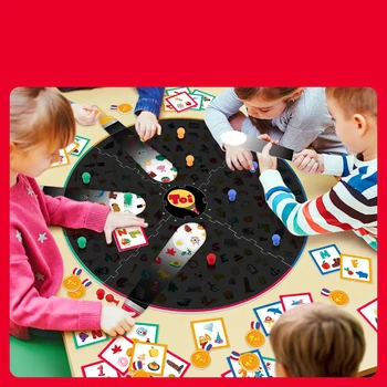 TOI Bērni Interaktīvā atmiņas atbilstošo Spēli, atrodiet to, ar mazu lukturīti, ģimenes Puses Smieklīgi Puzzle board Spēles Izglītības rotaļlieta 3Y+