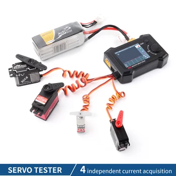 ToolkitRC ST8 2.4 TFT 7-28V 8-Kanālu Integrēta Servo Testeri 4 Neatkarīgas Interfeiss Signāla Pārbaude