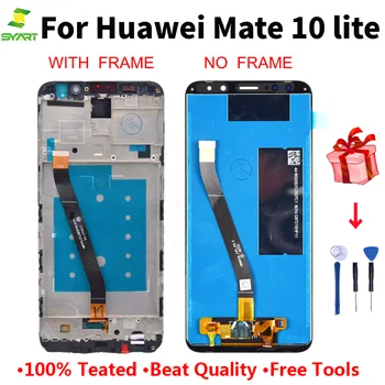 TouchScreen Par Huawei Mate 10 Lite Nova 2i Godu 9.i LCD Displejs Digitizer Touch Panelis Huawei Mate 10 Lite Nova 2i LCD