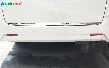Toyota Alphard Vellfire 2016-2019 Nerūsējošā Tērauda Automašīnas Aizmugures Bagāžnieka Vāks Vāciņš Melns, Tailgate Asti Vārtiem Attiecas Sloksnes Piederumi