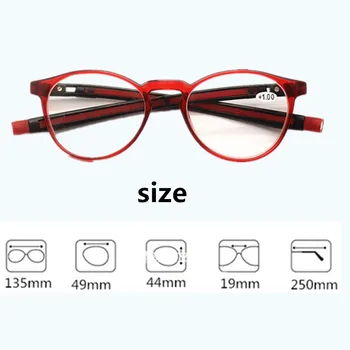 TR90Unisex Ultravieglajiem Magnēts Karājas kakla Lasīšanas Brilles, lupas Sievietēm, Vīriešiem, Regulējamām Kājām vecuma tālredzība Brilles +1.0~+4.0 L3