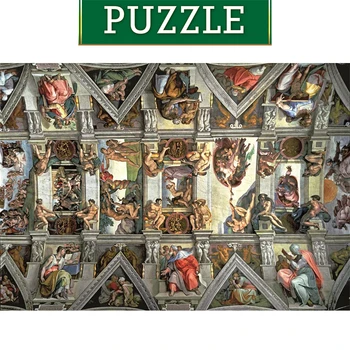 Trefl Siksta Kapelas Griestu 6000 Gabals Jigsaw Puzzle 2021. Gadam Jauniem pieaugušajiem, bērni ir kvalitātes jautru izglītības stresa atslodzes
