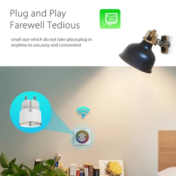 Tuya NEO WiFi ES Smart Ligzda Pārvaldes Rozetes 10A 16A Saderīgs Ar Alexa, Google Palīgs Smart Home Alexa Jaudas Mērīšana