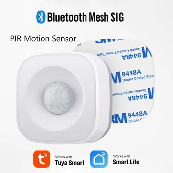 Tuya Smart Bluetooth Acs SIG PIR Kustības Sensoru Bezvadu Infrasarkanais Detektors Home Drošība Apsardzes Signalizācijas APP Tālvadības pults
