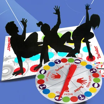 Twist Spēle, galda Spēle, Jautra Dāvana Bērniem Pieaugušo Ķermeņa Twistering Pārvietot Mat Vecāku un bērnu galda Spēles, Āra Sporta Rotaļlietu Pusi, Spēlēt Mat