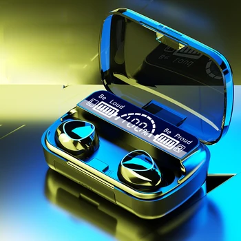 TWS Bluetooth Austiņas Austiņas In-ear Mini BlueTooth Austiņas Touch Sporta Ūdensizturīgs 5.1 bluetooth Headset Bezvadu Austiņas M10