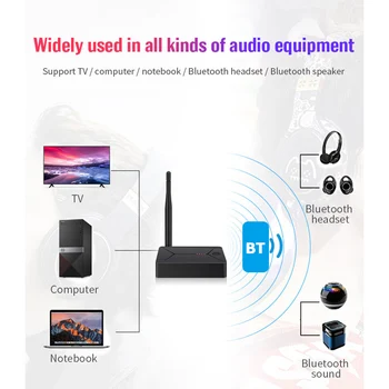 TX13 3 in 1 Bluetooth 5.0 Raidītājs Uztvērējs Zema Latentuma Optisko Koaksiālie AUX 3.5 mm Audio Pārveidotājs TV Austiņas