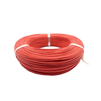 UL1015 18 AWG Elastīgs elektroniskās stieple PVC izstrādājumus ar Plastmasas pārklājumu Alvotas Vara līnijas 18awg vads Sarkana/melna krāsa