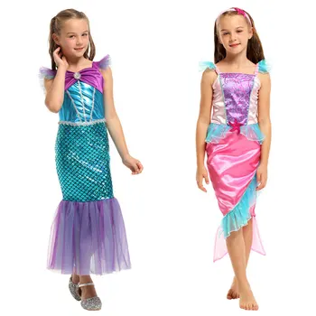 Umorden Purima Halloween Kostīmi Meitenēm Nāriņas Kostīmu Cosplay Kleitu Bērniem, Bērnu Lomu spēles
