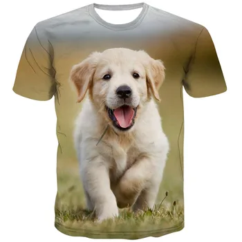 UNEY Cute Grafikas Krekls Zelta Retrīvers Drukāt MUMS Izmēra Pet T Krekls Unisex Top Gadījuma Jaunums Apģērbi