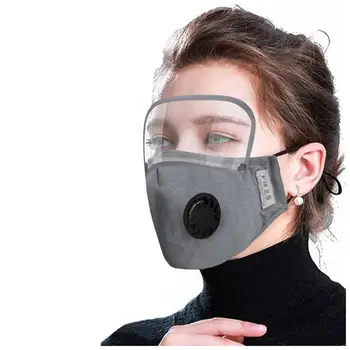 Unisex Sejas Maska ar 2 Filtriem Adlut/Childern Maska ar Izelpas Vārstu Kokvilnas Maska ar Noņemamu Acu Maska Zēns/Meitene Bērniem Maska