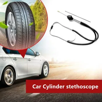 Universal Car Styling Stethoscope Auto Mehānika Motora Cilindru Stethoscope Dzirdes Automašīnas Motora Bloka Diagnostikas Testeri Rīks