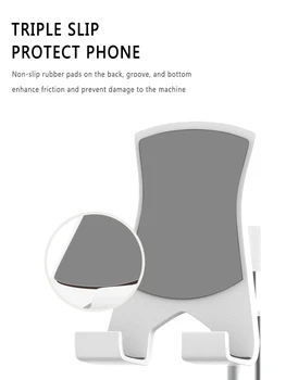 Universāls Regulējams Tablete Turētāja Statīva Turētājs Regulējams Displeja Statīvu Anti-Slip iPhone iPad Abdroid tālruni